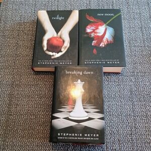Twilight Saga Hardcover Book Lot 1st Stephenie Meyer Twilight New Moon Breaking